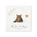 Personalized Cat Wedding Napkins — "Purr Ever & Always" Custom Cocktail Napkins